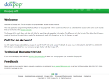 Tablet Screenshot of api.doxpop.com
